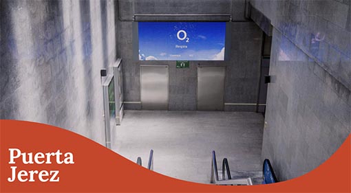Metro estación plaza Puerta de Jerez